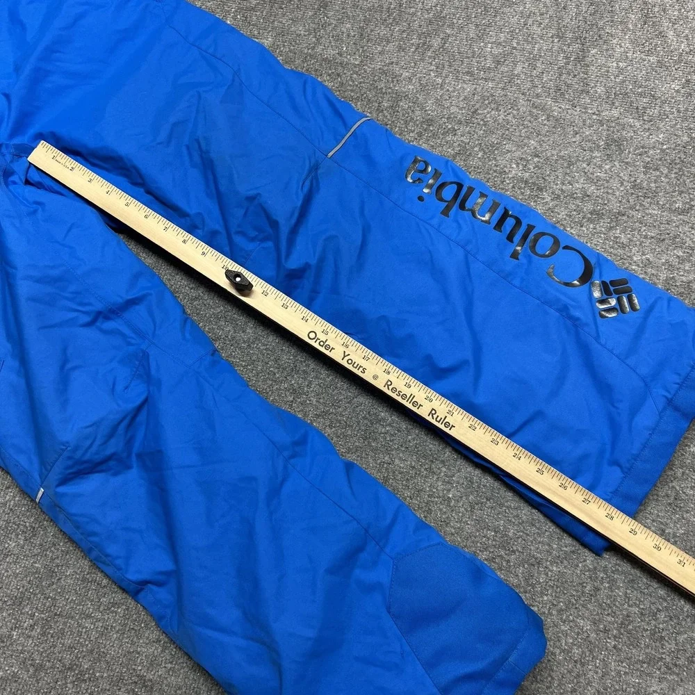 Columbia Ski Pants Youth XL 18/20 Blue Omni-Heat Omni-Tech Insulated Winter Snow